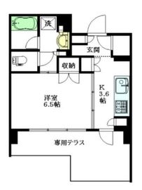 アトラス中野南台 1階 間取り図