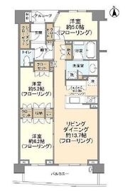 パークホームズ武蔵小杉今井南町 6階 間取り図