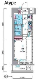 ジェノヴィア押上スカイガーデン 2階 間取り図