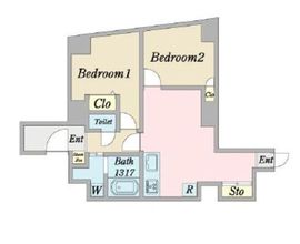 デルックス市谷柳町 301 間取り図