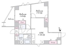 デルックス市谷柳町 501 間取り図