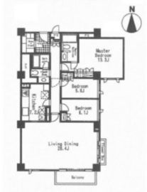 王子ホームズ青山 307 間取り図