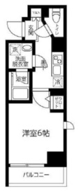 ルフレプレミアム芝公園 3階 間取り図