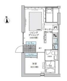 ガーデニエール砧ウエスト 244 間取り図