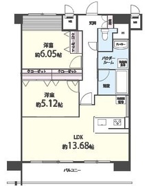 シエル新堀 1302 間取り図