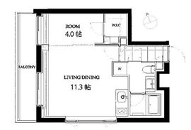 エスセナーリオ高輪 204 間取り図