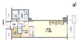 トルナーレ日本橋浜町 34階 間取り図