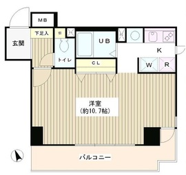 アルエット台東 202 間取り図