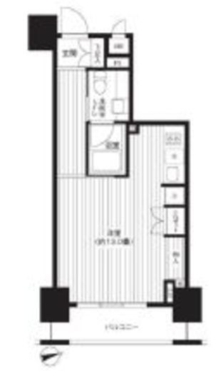 レジディア新御徒町 303 間取り図