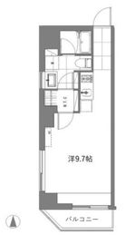 モデリアブリュット浅草橋 502 間取り図