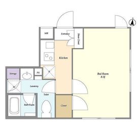 コンポジット中目黒 401 間取り図