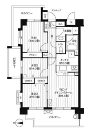 パークビューステージ東陽町 7階 間取り図