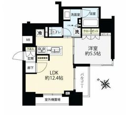 オープンレジデンシア文京茗荷谷 4階 間取り図