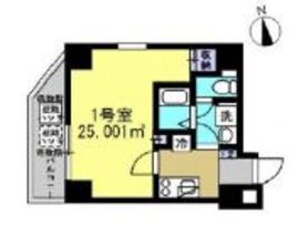 プラトリエ北新宿 201 間取り図