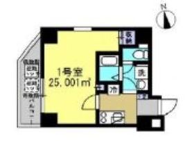 プラトリエ北新宿 301 間取り図