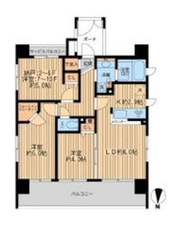 エコロジー錦糸町レジデンス 204 間取り図