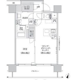 パークハビオ渋谷本町レジデンス 923 間取り図