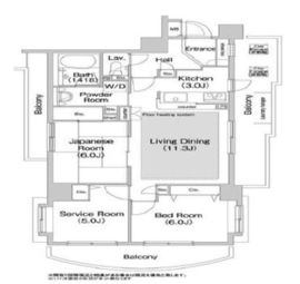 コンフォリア板橋仲宿 808 間取り図