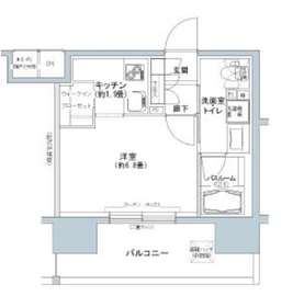 パークキューブ板橋本町 813 間取り図