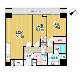 渋谷アインス 11階 間取り図