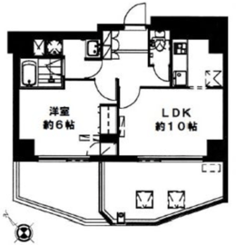 レジーナエビス 1303 間取り図