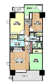 イーストパークス大島サザンスクエア 3階 間取り図