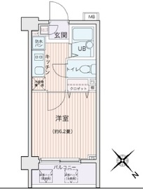 エコロジー都立大学レジデンス 324 間取り図