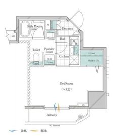 ガリシア大塚サウス 9階 間取り図