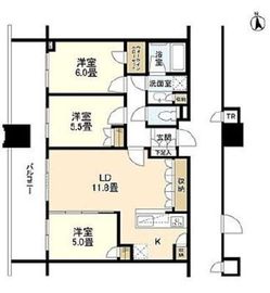 シティタワー大井町 3階 間取り図