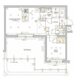 シーフォルム東新宿3 5階 間取り図