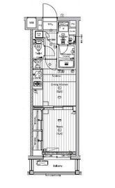 プレミアムキューブ新宿中井 2階 間取り図