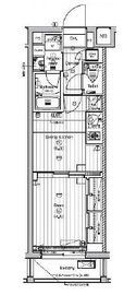 プレミアムキューブ新宿中井 2階 間取り図