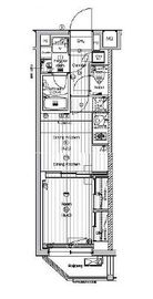 プレミアムキューブ新宿中井 4階 間取り図