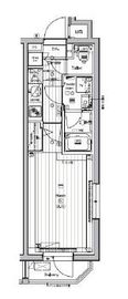 プレミアムキューブ新宿中井 3階 間取り図