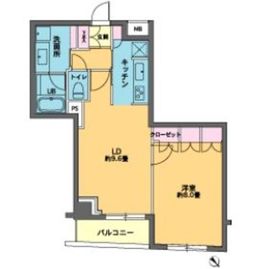 カスタリア東日本橋2 802 間取り図