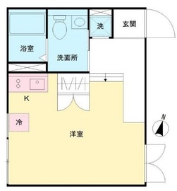 ラピス原宿2 103 間取り図