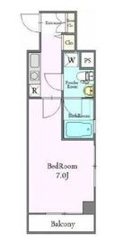 ラ・ヴィスタ西新宿2 504 間取り図