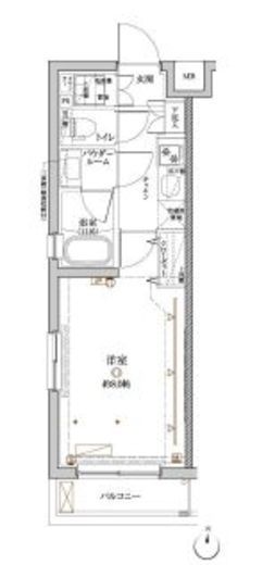 クレイシア目黒都立大学 3階 間取り図