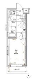クレイシア目黒都立大学 3階 間取り図