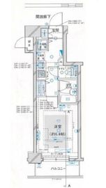 パレステュディオ白金高輪 4階 間取り図