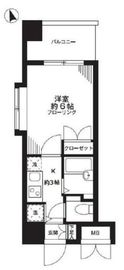 メインステージ麻布十番2 9階 間取り図