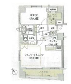 パークホームズ文京千石ステーションプレイス 4階 間取り図