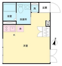 ラピス原宿2 302 間取り図