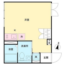 ラピス原宿2 303 間取り図