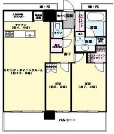 グランドメゾン白金の杜ザ・タワー 22階 間取り図