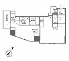 ザ・ベルグレイヴィア麻布 4F3 間取り図