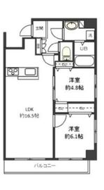 スパッジオ上野東 201 間取り図