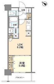 ジニア浅草 5階 間取り図