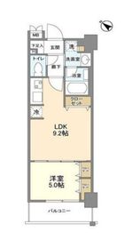 ジニア浅草 1階 間取り図