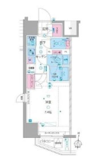 ジェノヴィア新宿早稲田グリーンヴェール 9階 間取り図